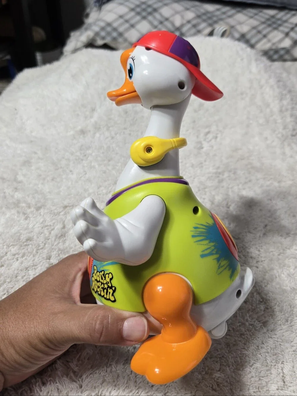 PlayWorld Dancing Hip Hop Goose Development Musical Toy - Green